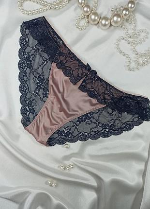 Очаровательные роскошные кружевные сатиновые трусики трусы intimissimi