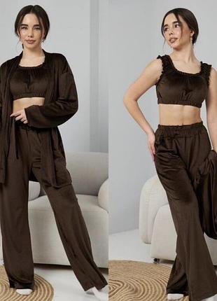 Домашній костюм трійка