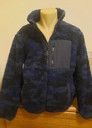 Очень теплая мужская флисовая кофта тедди.одежду из сша и канады!