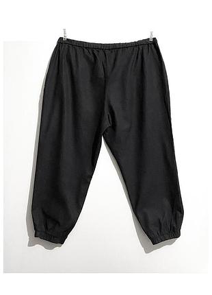 3xl льняные джоггеры на резинке с резинкой со шнурком женские черные брюки лен хлопок