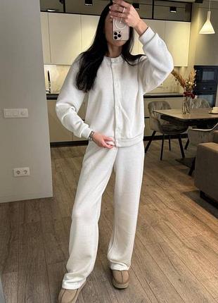 Костюм жіночий ангора вʼязка / жіночий костюм теплий ангора вʼязка є обмін / жіночий комплект