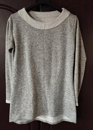 Женский теплый свитер туника