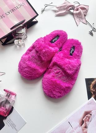 Тапочки victoria’s secret pink капці вікторія сікрет виктория сикрет тапки