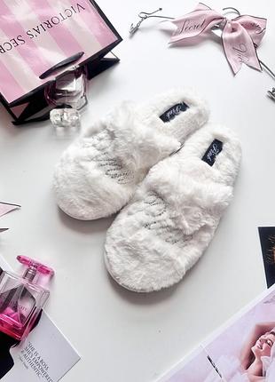 Тапочки victoria’s secret pink капці вікторія сікрет виктория сикрет тапки