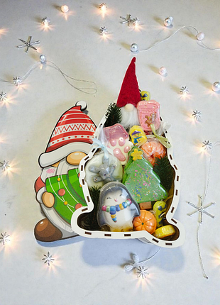 Подарочный спа бокс в деревянной коробке