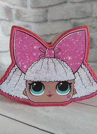 Блестящая копилка в виде персонажа l.o.l. surprise!