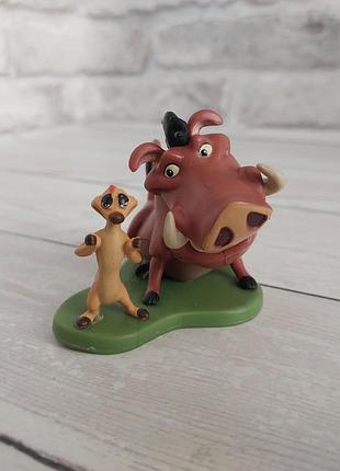 Фигурка персонажей тимона и пумбы из мультфидьма disney "король лев"
