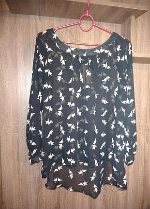 Блуза блузка select женская из полупрозрачной ткани  48 - 50