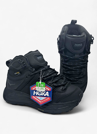 Женские зимние кроссовки - ботинки hoka one oneablex (-32°c/мех/cordura/waterproof)