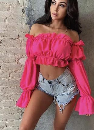 Укорочений кроп топ, s