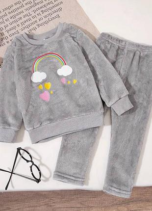 Теплый пижамный комплект