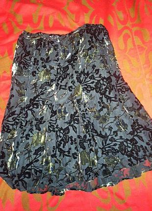 Юбка юбка шелк бархат винтаж