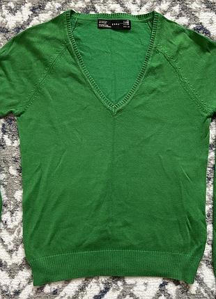 Зелений светр zara, жіночий l