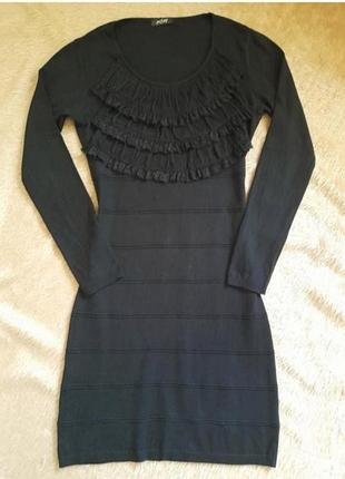 Платье-миди черного цвета от бренда arim