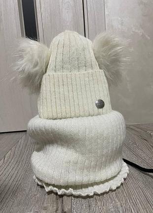 Детская шапочка с хомутом