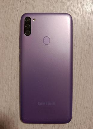 Смартфон samsung galaxy m1l (m115f] 3/32gb blue 2 sim 6.4" nfc 5000ma4