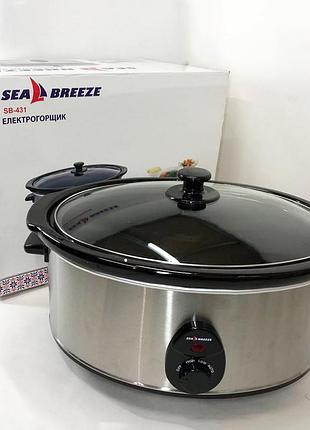 Медленноварка seabreeze sb-431/6,5 л
