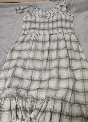 Сарафан в клітинку
