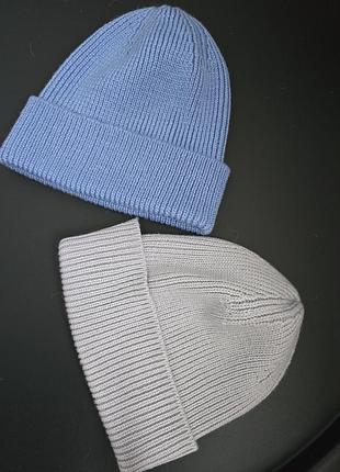 Детские шапки из мериноса