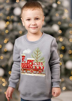 Новорічний світшот теплий дитячий