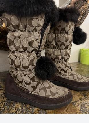 Coach • утеплені чобітки