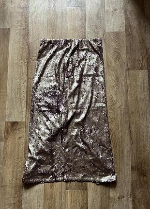 Довга спідниця в паєтках