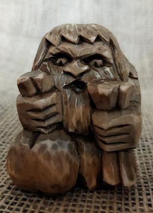 Древесная статуэтка дед взятки