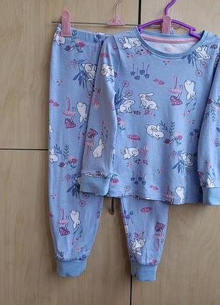 Хлопковая пижама f&amp;f на 3-4 года