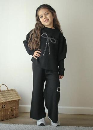 Теплий костюм для дівчинки