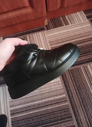 Ботинки кроссовки теплые