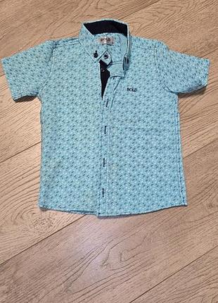Рубашка рубашка на мальчика 4-5 лет