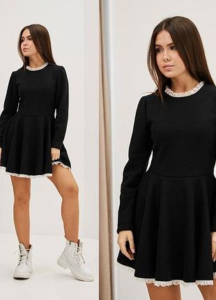 Теплое ангоровое платье для девочек