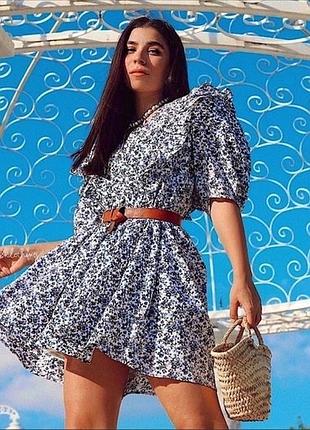 Сукня, плаття в квітковий принт h&m