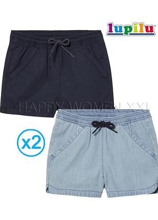 2-6 років набір шортів для дівчинки дитячі комфортні шорти з тканини бавовняні натуральні шортики