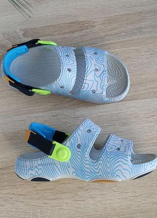Дитячі/підліткові crocs classic all-terrain sandal, оригінал, j2, 33-34р.