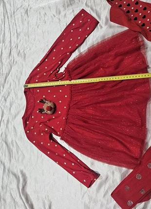 Карнавал, красное платье помощница санты