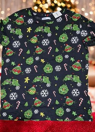 Футболка женская новогодняя принт cropp s