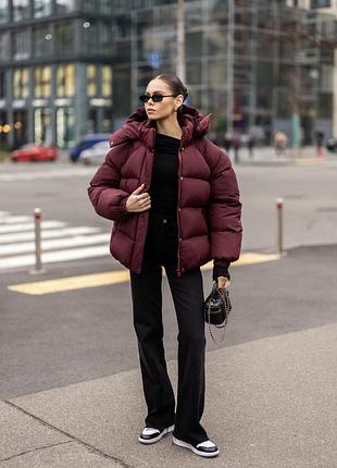 Жіночий пуховик «winter fashion» | one size 42–46 | біо пух | теплий, легкий, стильний ❄️