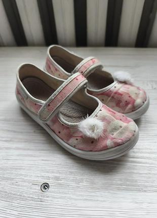 Тапочки для девочки waldi зайчики 30 размер