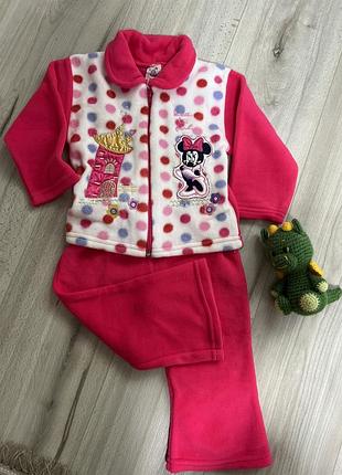 Костюм для дівчинки , костюм для маленьких , костюм флісовий