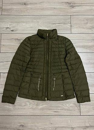 Женская легкая пуховая куртка woolrich hibiscus хаки размер м