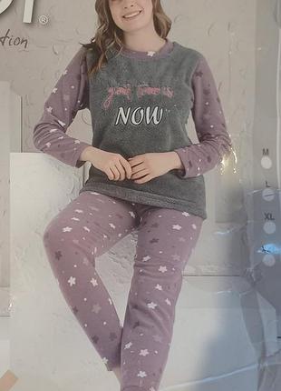 Женская флисовая пижама 44-46