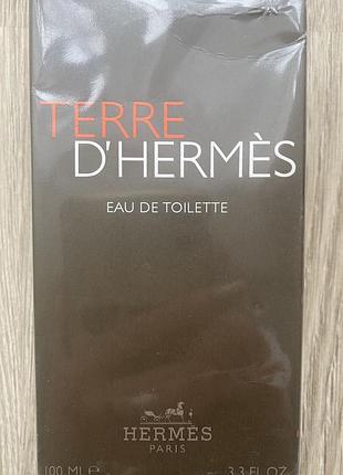 Туалетна вода terre d’hermes 100 мл hermes