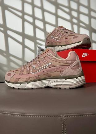 Женские кроссовки nike p-6000 1948x pale pink