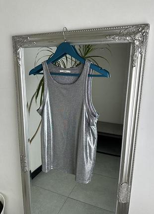 Майка george сріблястого кольору