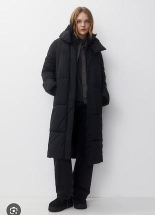 Женское зимнее пальто pull &amp; bear.