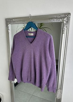 Светр the house of bruar фіолетового кольору