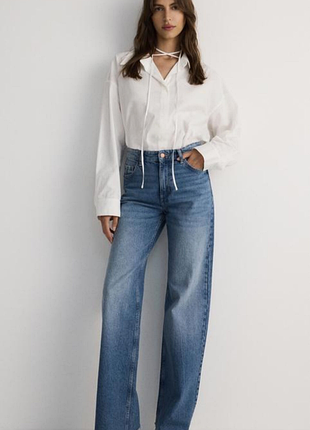 Стильные джинсы с необработанным низом reserved