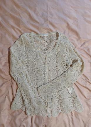 Кофта на ґудзиками,светр з мохеру