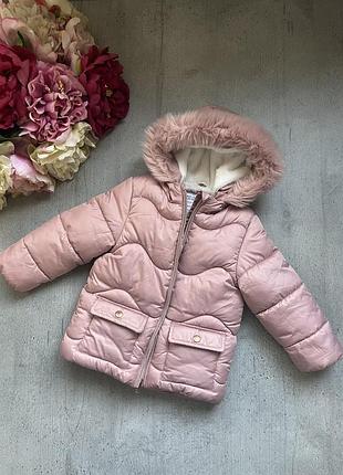 Зимова куртка рожева